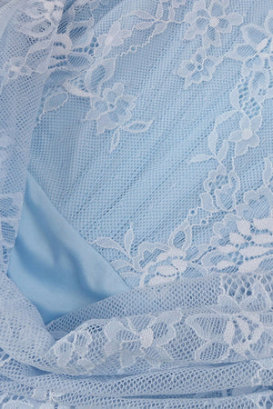 Angélique One Shoulder Draped Lace Maxi Dress - Blue_-_selmori.com_-_13