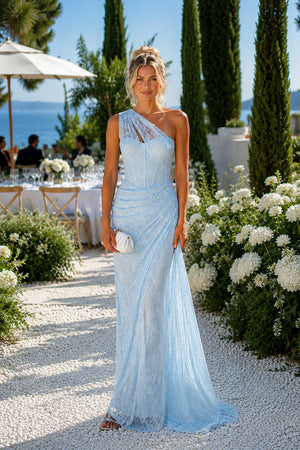 Angélique One Shoulder Draped Lace Maxi Dress - Blue_-_selmori.com_-_22