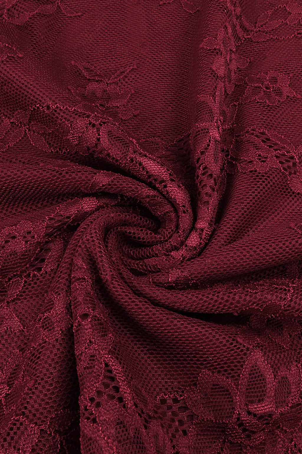 Angélique One Shoulder Draped Lace Maxi Dress - Red_-_selmori.com_-_09