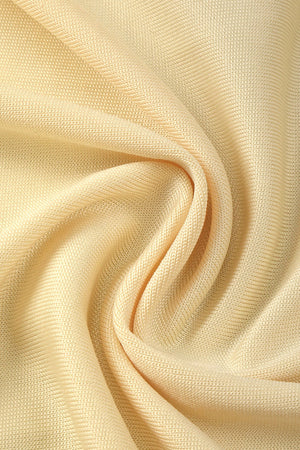 Angélique One Shoulder Draped Lace Maxi Dress - Yellow_-_selmori.com_-_11