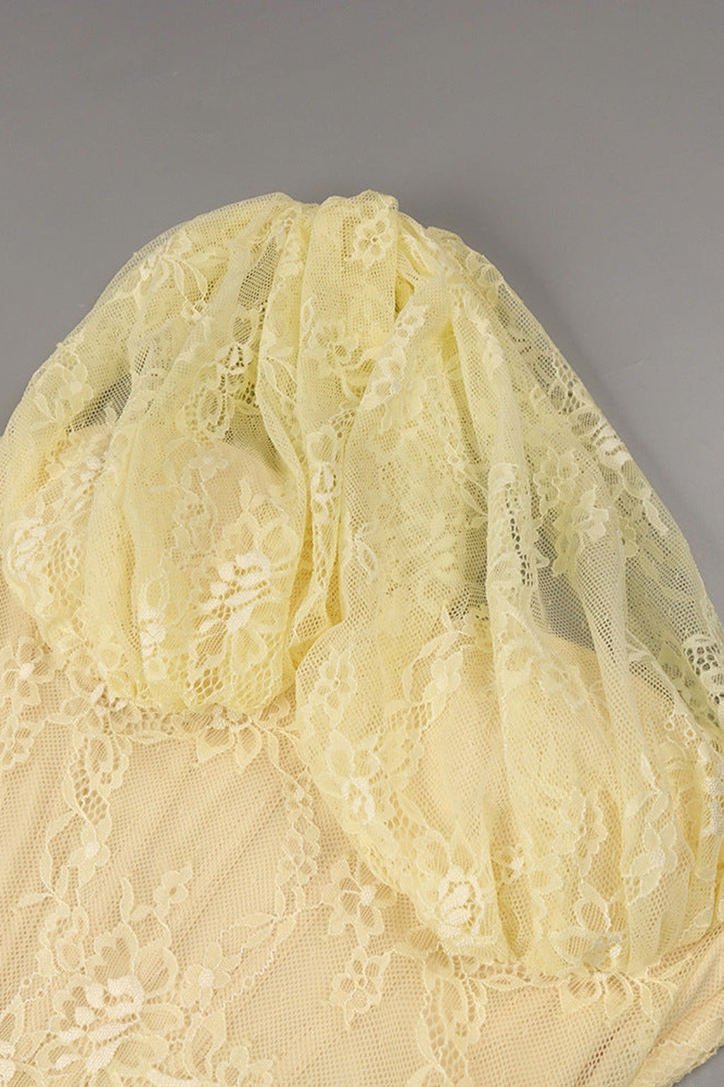 Angélique One Shoulder Draped Lace Maxi Dress - Yellow_-_selmori.com_-_20
