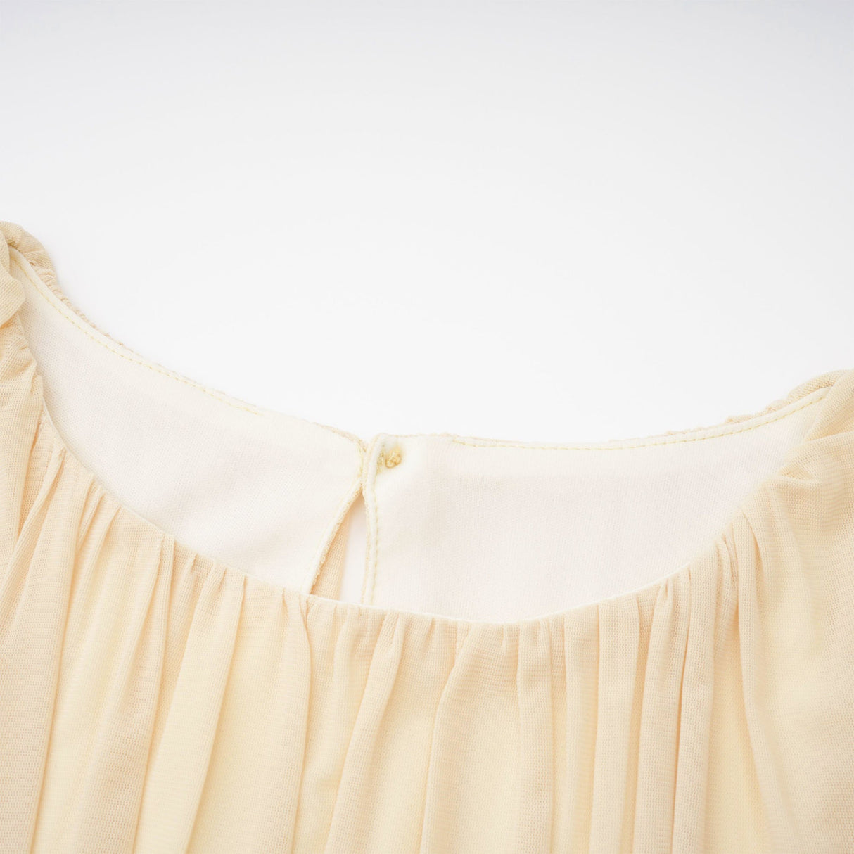 Pollen Pleated High Neck Maxi Dress