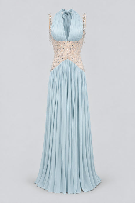 Aquarelle Rhinestone Panel Maxi Dress - Light Blue_-_selmori.com_-_03