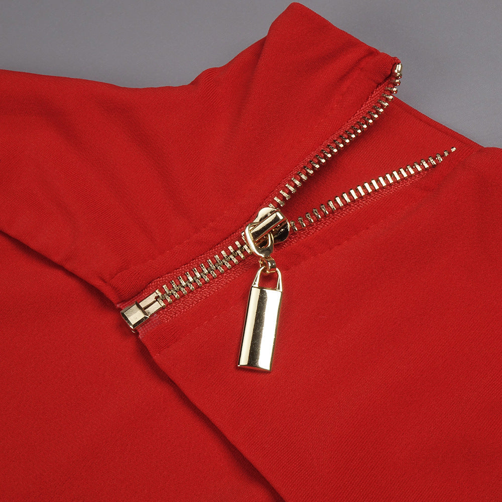 Mathilde High Neck Sleeveless Maxi Dress