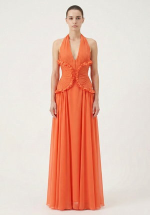 Énergie Halter Maxi Dress