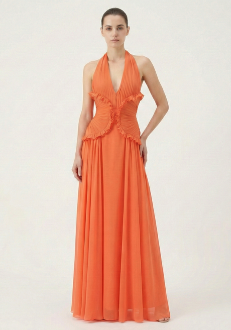 Énergie Halter Maxi Dress