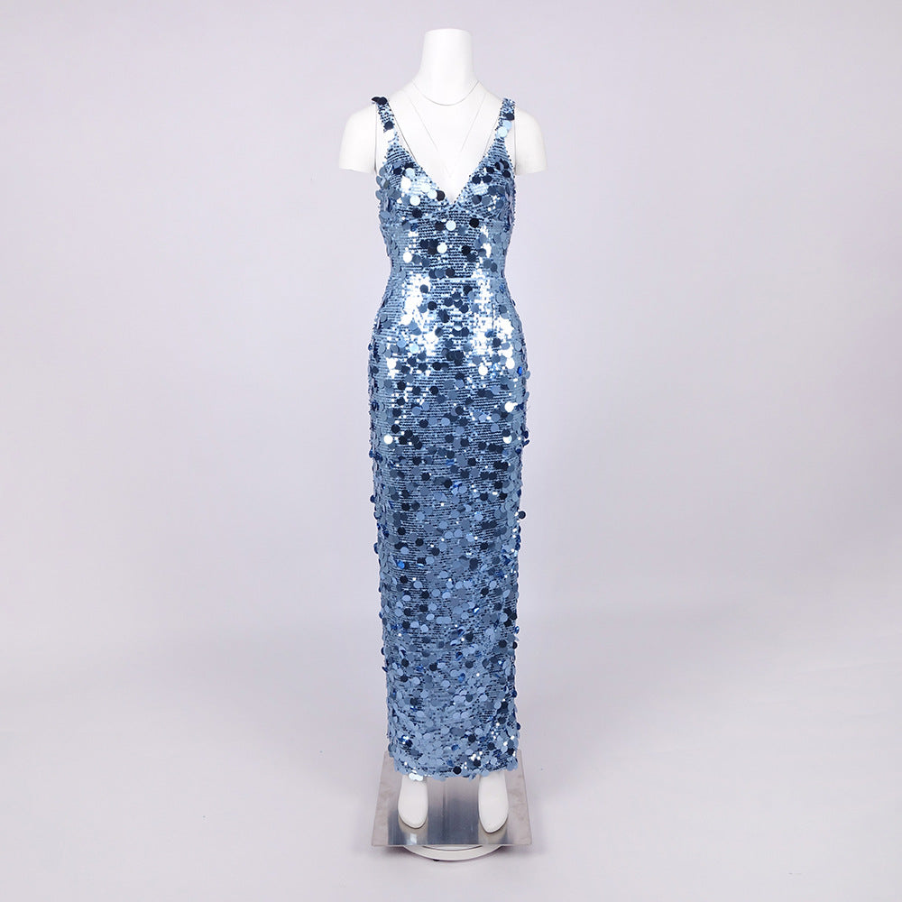 Éliane Sequin Maxi Dress