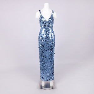 Éliane Sequin Maxi Dress