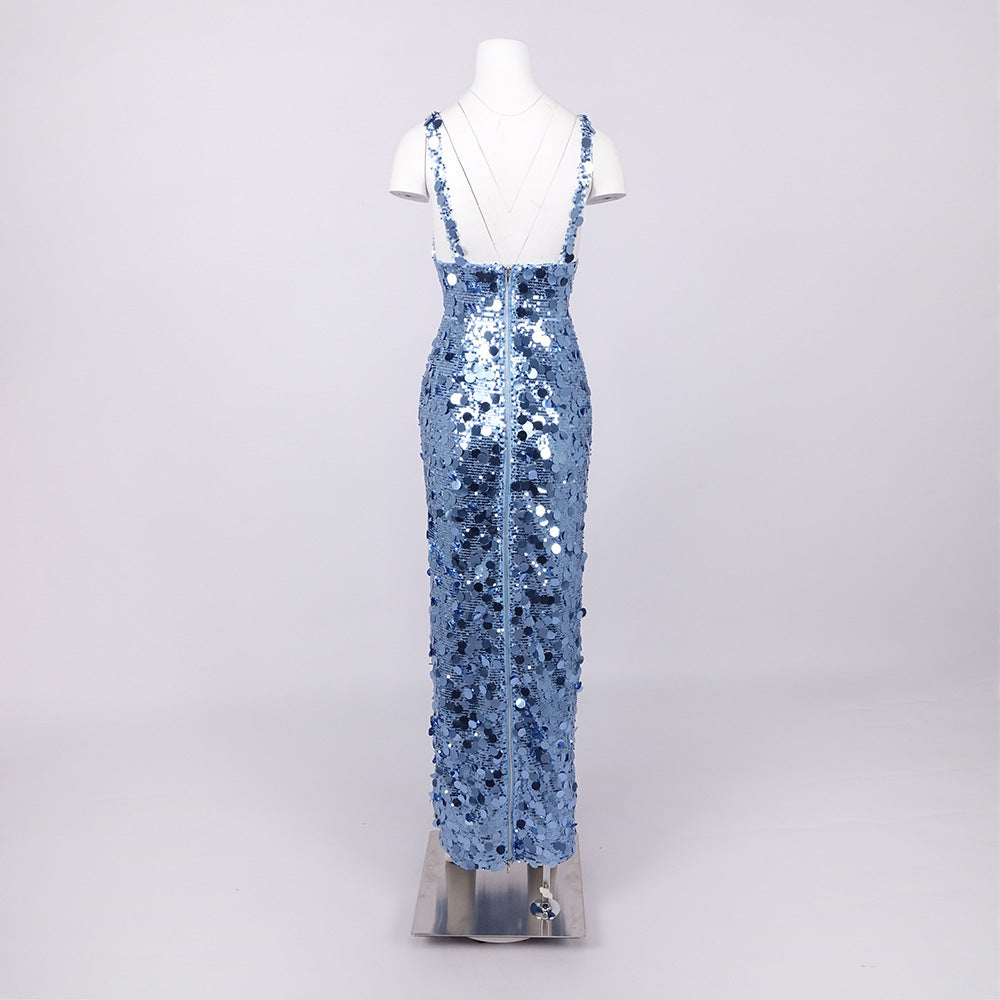 Éliane Sequin Maxi Dress