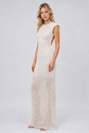 Caliste Sequin Cap-Sleeve Open-Back Maxi Dress - White_-_selmori.com_-_05