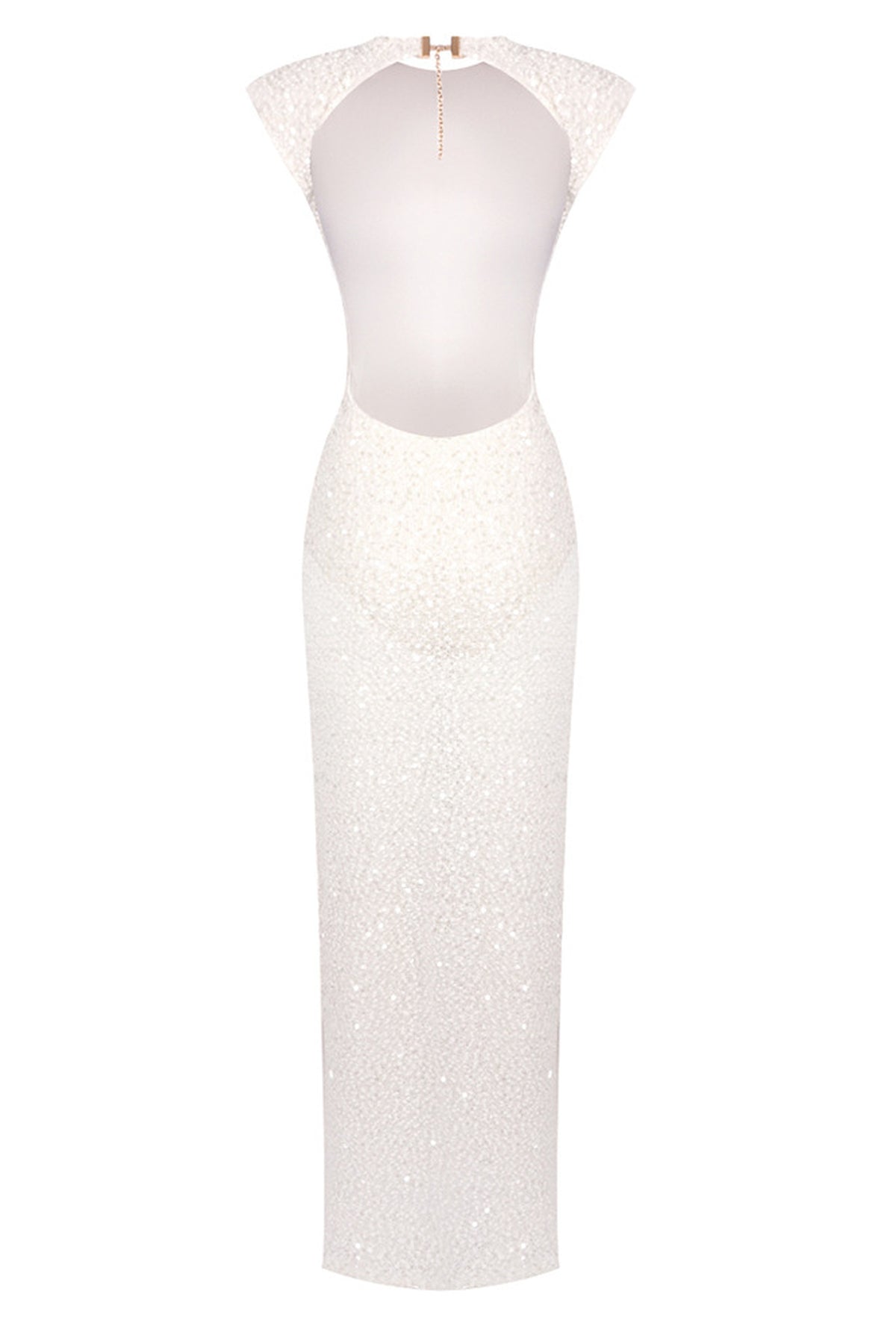 Caliste Sequin Cap-Sleeve Open-Back Maxi Dress - White_-_selmori.com_-_13