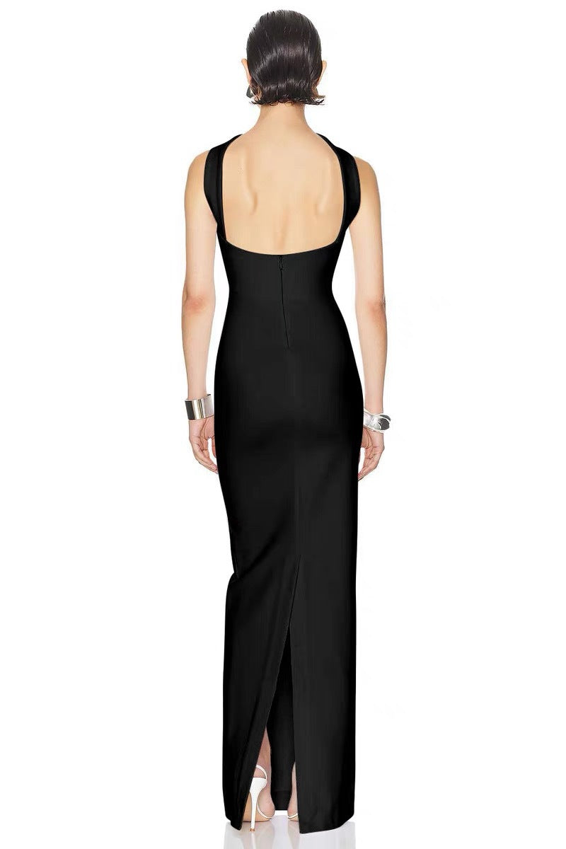 Clémence Strapless Evening Maxi Dress