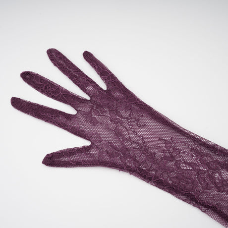 Selmori Célestine Magenta Lace Bodice Ruched Maxi Dress