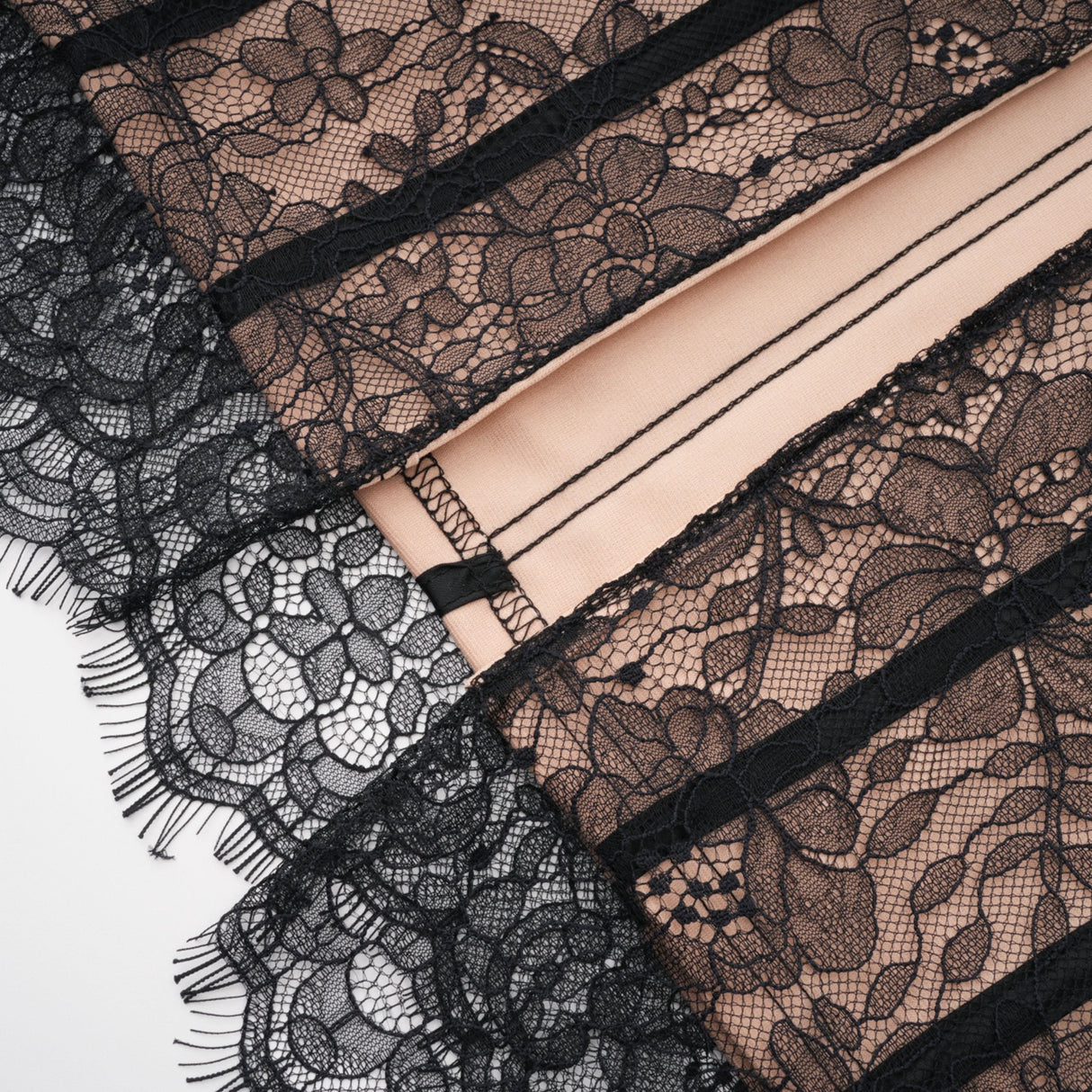 Sarah Floral Lace Corset Maxi Dress