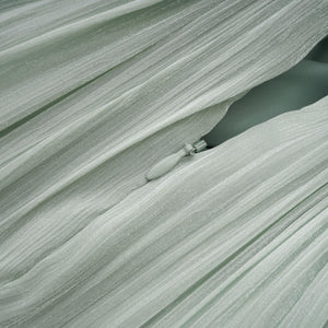 Selmori Verdelune Gathered Maxi Dress