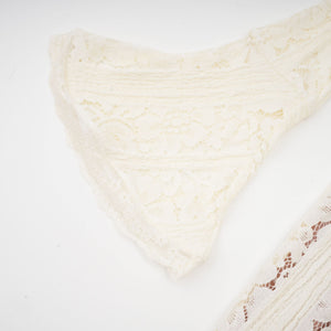 Sirène Off Shoulder Lace Maxi Dress