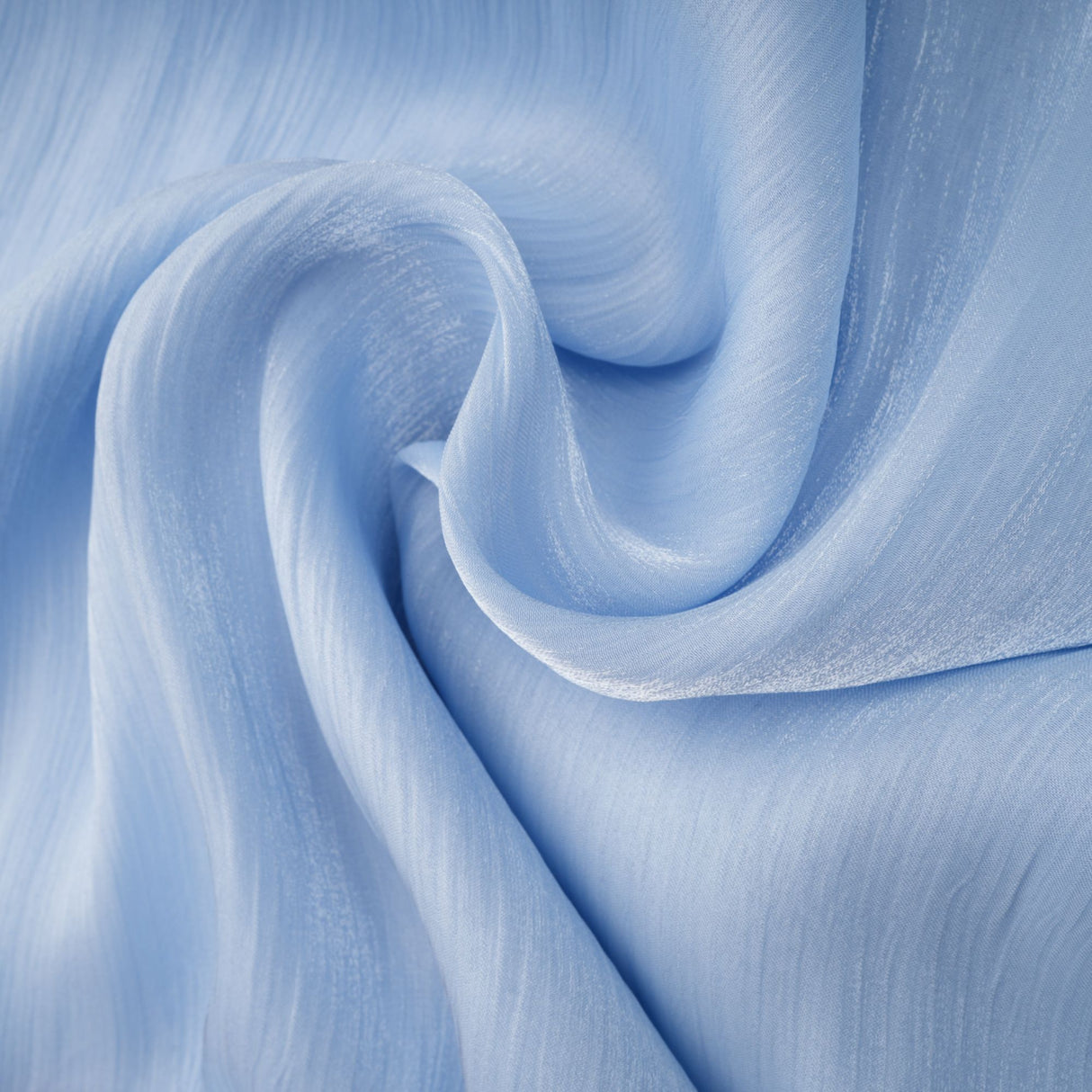 Vraie Plunging V-Neck Pleated Maxi Dress / Blue