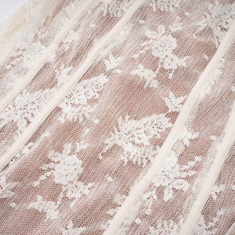 Charisme Lace Corset Bodycon Midi Dress White