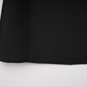 Selmori Anaïs Black Off Shoulder Polished Midi Dress