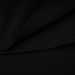 Selmori Anaïs Black Off Shoulder Polished Midi Dress
