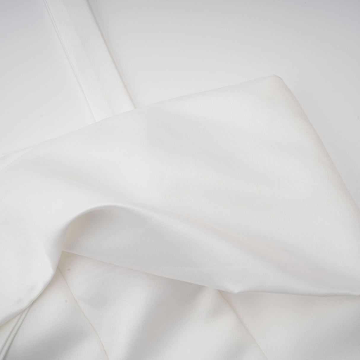 Selmori Aurélie white halterneck ruffled mini dress