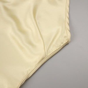 Désir Beaded Backless Maxi Dress Gold