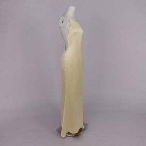 Désir Beaded Backless Maxi Dress Gold