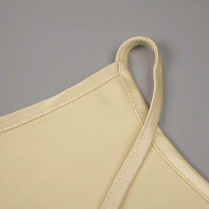 Désir Beaded Backless Maxi Dress Gold