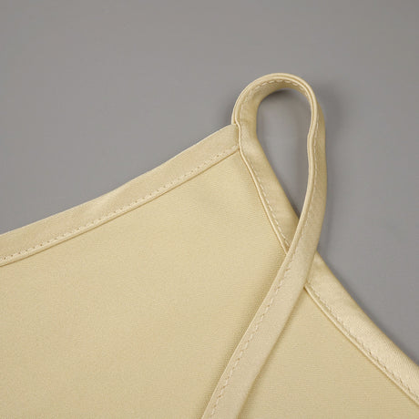 Désir Beaded Backless Maxi Dress Gold