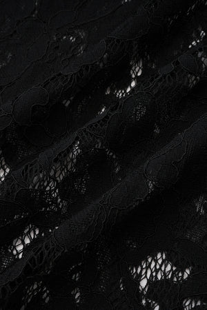 Élodiane Jewel-Button Bell-Sleeve Lace Maxi Dress - Black_-_selmori.com_-_16