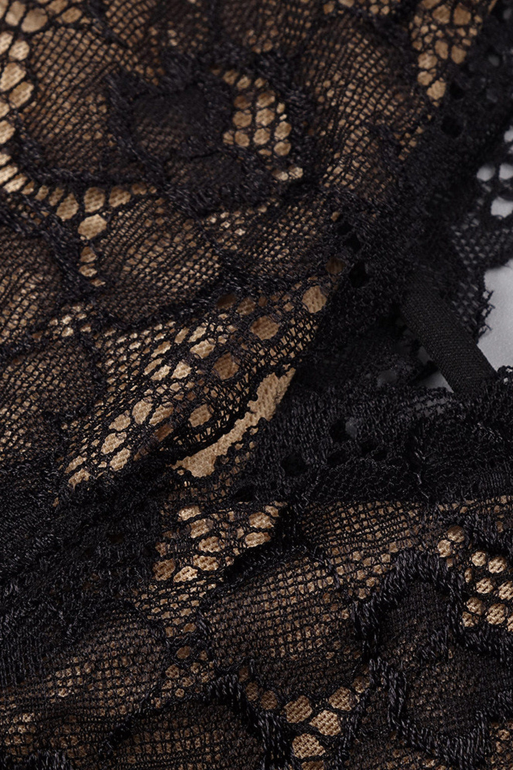Énigme Lace Plunge Mermaid Maxi Dress - Black_-_selmori.com_-_10