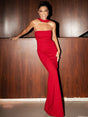 Selmori Clémence Strapless Evening Maxi Dress