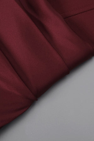 Hortense Plus Size Ruched Corset Maxi Dress - Red_-_selmori.com_-_12