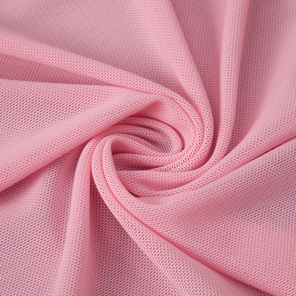 Instinct One Shoulder Draped Ruched Mini Dress Pink