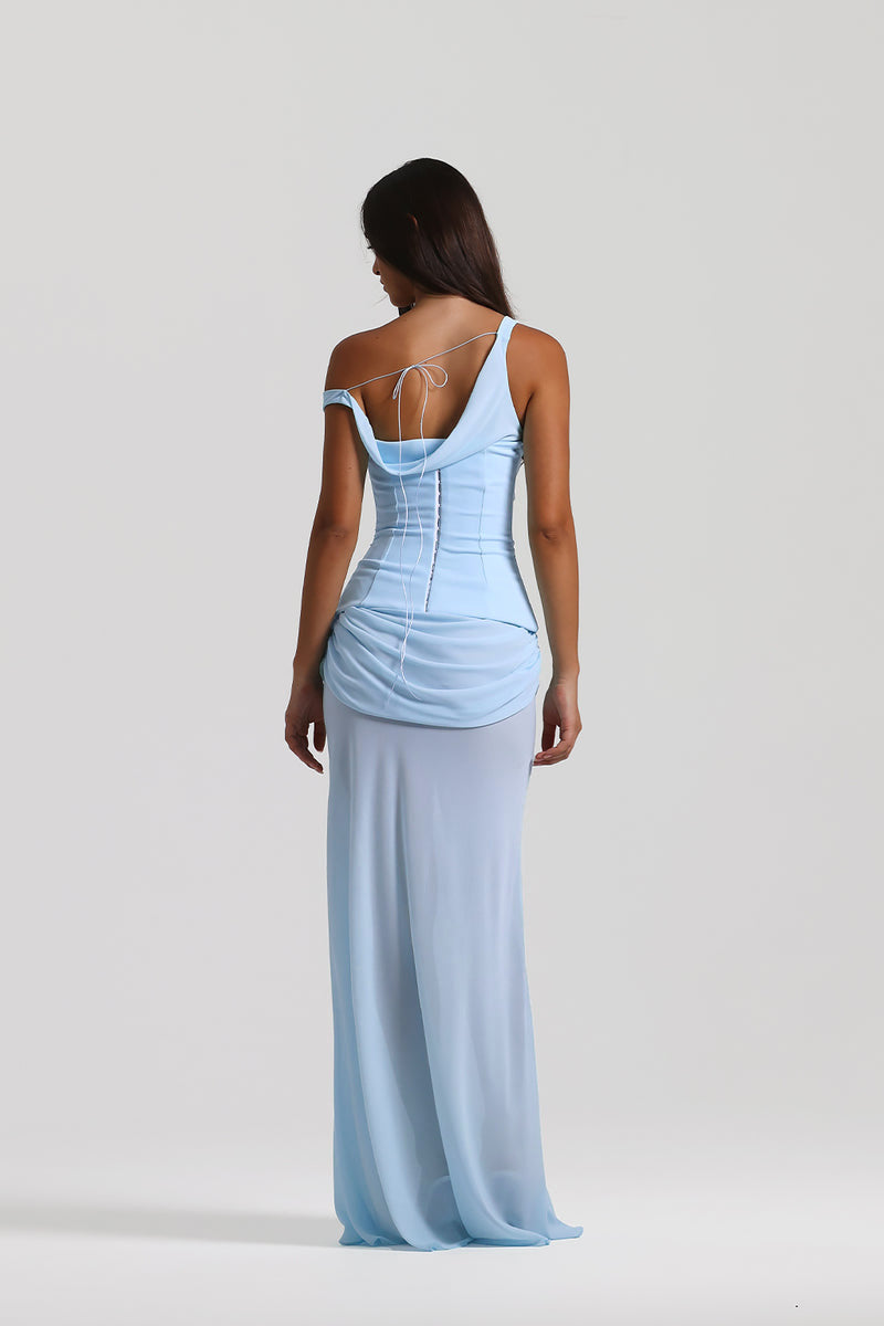 Mélanie One Shoulder Maxi Dress