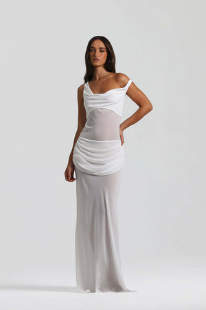 Mélanie One Shoulder Maxi Dress