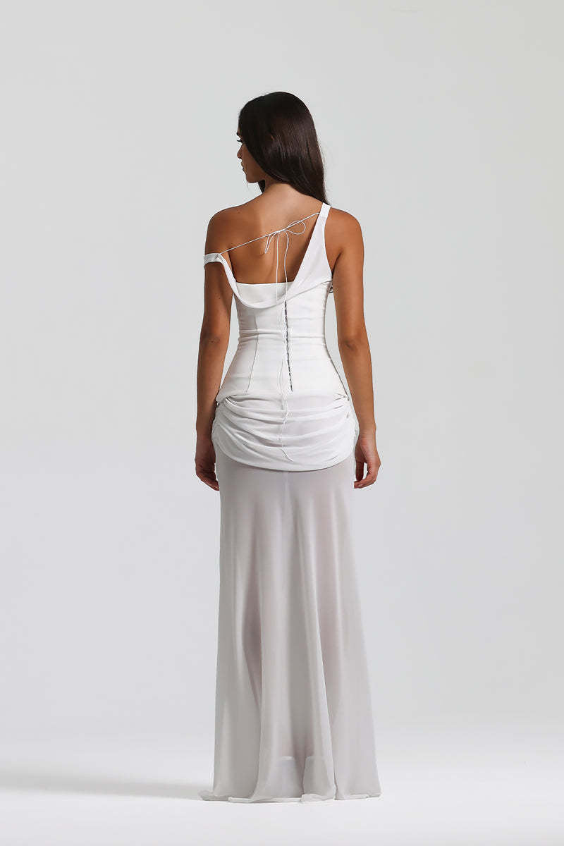 Mélanie One Shoulder Maxi Dress