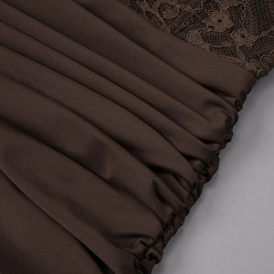 Fluidité Lace Corset Maxi Dress