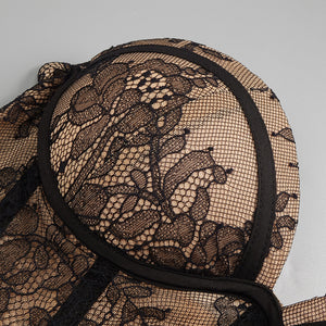 Philtre Lace Corset Mini Dress
