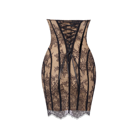 Philtre Lace Corset Mini Dress