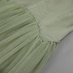 Émotion Strapless Pleated Corset Maxi Dress