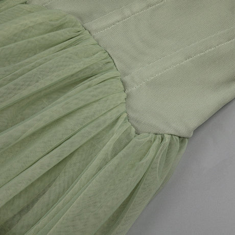 Émotion Strapless Pleated Corset Maxi Dress
