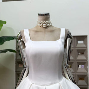 Harmonie Satin Mini Dress