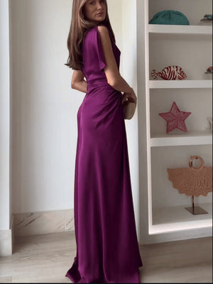 Mirage Ruched Waist Maxi Dress