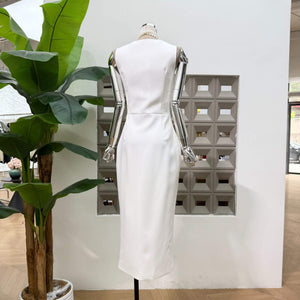 Malaury Square Neck Sleeveless Midi Dress