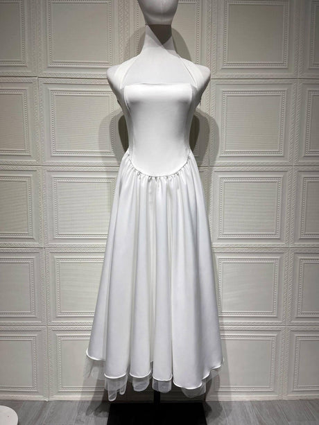 Selmori Margaux Halter Neck Midi Dress