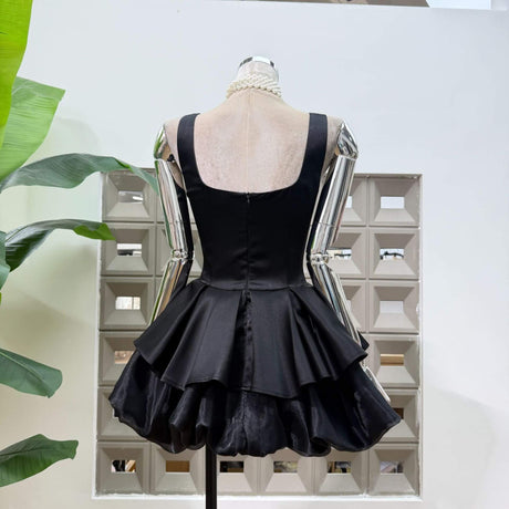 Harmonie Satin Mini Dress