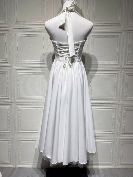 Selmori Margaux Halter Neck Midi Dress