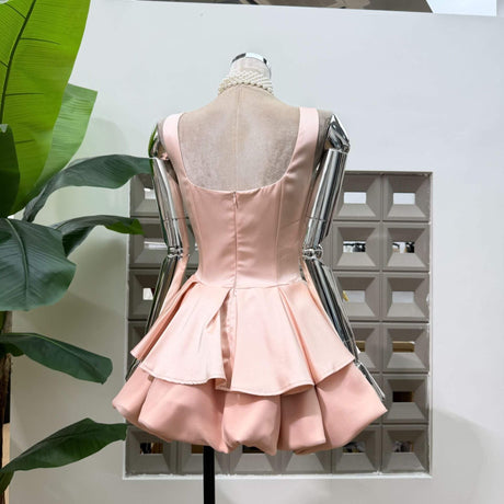 Harmonie Satin Mini Dress