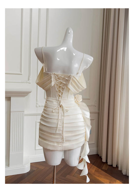 Vanille Strapless Corset Mini Dress